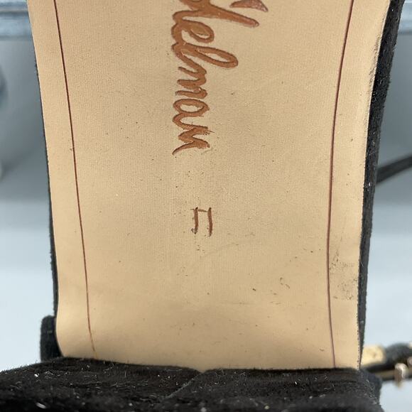 NEW Sam Edelman Women’s Yancy Ankle Strap Sandals Black Size 11 - Picture 6 of 10